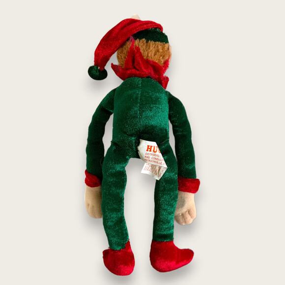 Christmas Santa Elf Hug & Luv Plush Toy Decoration 9 in - Picture 5 of 7